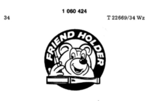 FRIEND HOLDER Logo (DPMA, 06/27/1983)