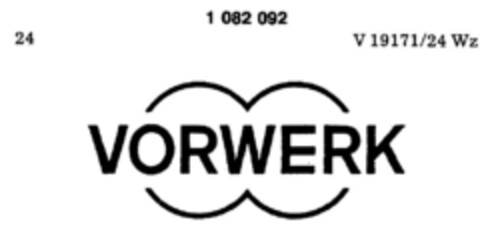 VORWERK Logo (DPMA, 22.11.1984)