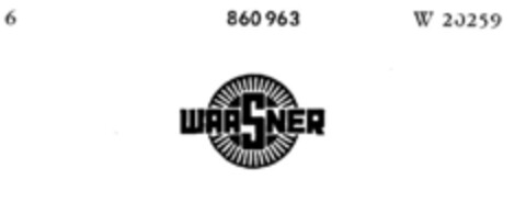 WAASNER Logo (DPMA, 06.03.1968)