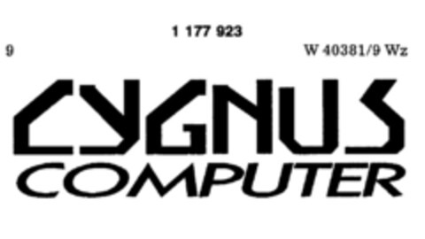 CYGNUS COMPUTER Logo (DPMA, 05/02/1990)