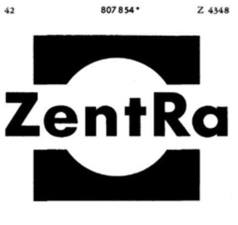 ZentRa Logo (DPMA, 22.02.1965)
