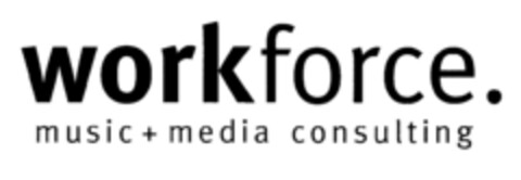 workforce. music + media consulting Logo (DPMA, 06/20/2000)