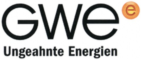 GWE Ungeahnte Energien Logo (DPMA, 05/30/2008)