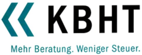 KBHT Mehr Beratung. Weniger Steuer. Logo (DPMA, 18.10.2012)