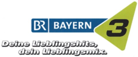 BR BAYERN 3 Deine Lieblingshits, dein Lieblingsmix. Logo (DPMA, 01/15/2014)