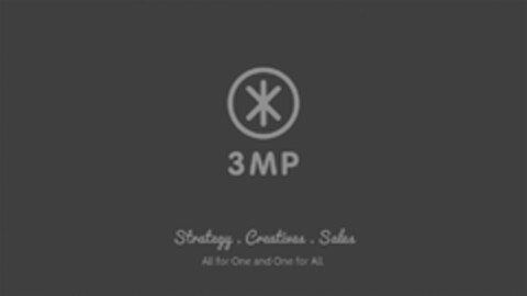 3MP Strategy Creatives Sales All for One and One for All Logo (DPMA, 22.08.2014)