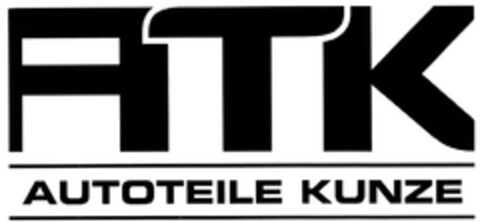 ATK AUTOTEILE KUNZE Logo (DPMA, 03.09.2014)