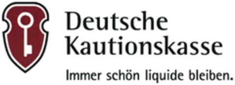 Deutsche Kautionskasse Immer schön liquide bleiben. Logo (DPMA, 10.04.2015)