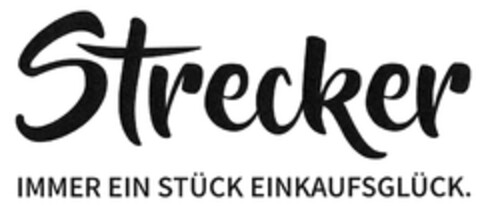 Strecker IMMER EIN STÜCK EINKAUFSGLÜCK. Logo (DPMA, 08/17/2019)