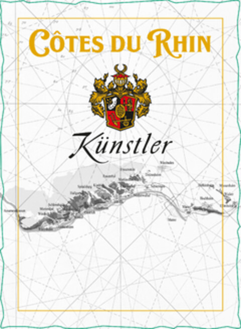 CÔTES DU RHIN Künstler Logo (DPMA, 07/30/2021)