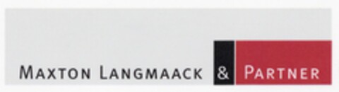 MAXTON LANGMAACK & PARTNER Logo (DPMA, 10.12.2003)