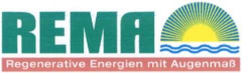 REMA Regenerative Energien mit Augenmaß Logo (DPMA, 21.08.2006)