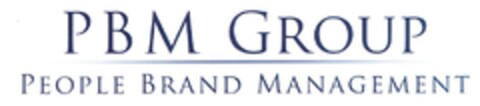 PBM GROUP PEOPLE BRAND MANAGEMENT Logo (DPMA, 07/02/2007)