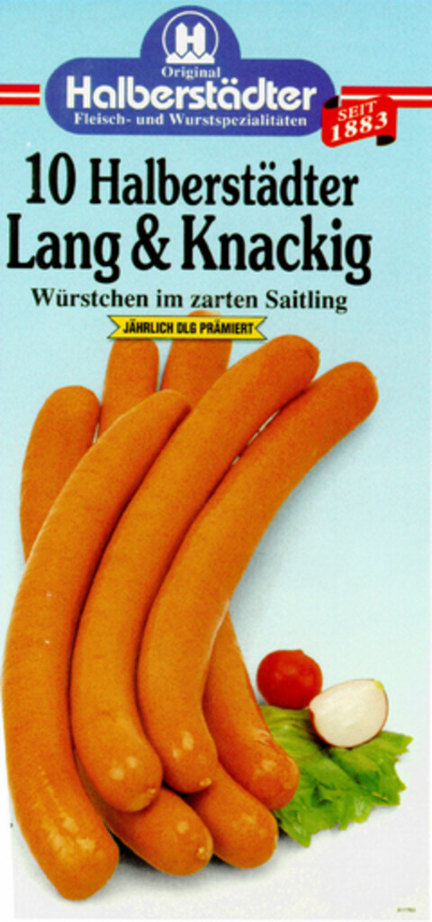 10 Halberstädter Lang & Knackig Logo (DPMA, 03/14/1995)