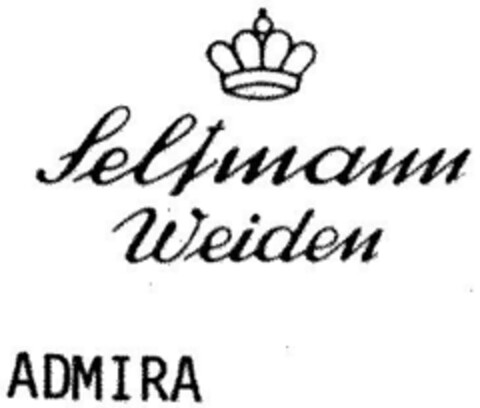 Seltmann Weiden ADMIRA Logo (DPMA, 05.10.1995)