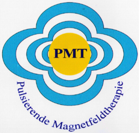 PMT Pulsierende Magnetfeldtherapie Logo (DPMA, 22.04.1997)