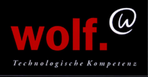 wolf. Logo (DPMA, 08.07.1998)