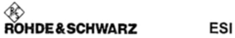ROHDE&SCHWARZ ESI Logo (DPMA, 02.12.1999)