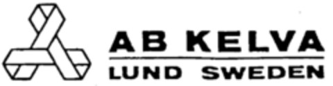 AB KELVA LUND SWEDEN Logo (DPMA, 06/08/1982)