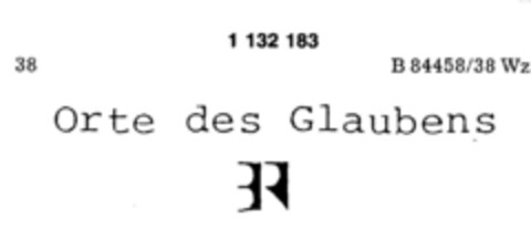 Orte des Glaubens BR Logo (DPMA, 05/05/1988)