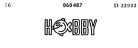 HOBBY Logo (DPMA, 23.12.1968)