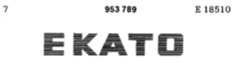 EKATO Logo (DPMA, 03/06/1976)