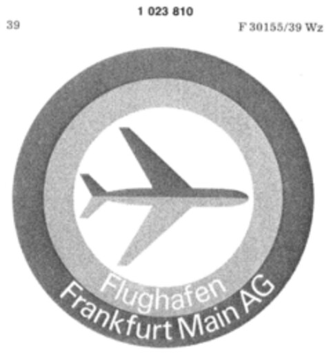 Flughafen Frankfurt Main AG Logo (DPMA, 15.11.1980)