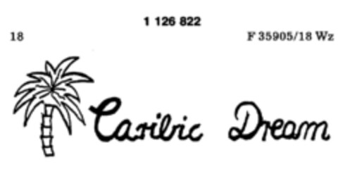 Caribic Dream Logo (DPMA, 11.12.1987)