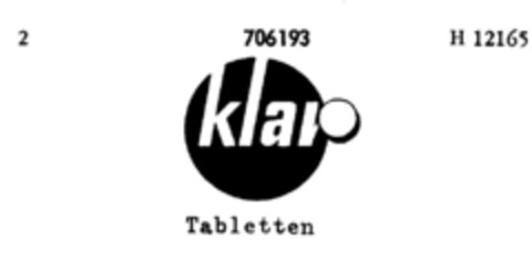 klar Tabletten Logo (DPMA, 07.09.1956)