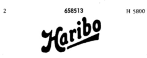 Haribo Logo (DPMA, 01.04.1953)