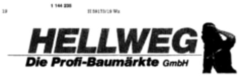 HELLWEG Die Profi-Baumärkte GmbH Logo (DPMA, 11.03.1988)