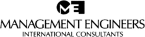 ME MANAGEMENT ENGINEERS INTERNATIONAL CONSULTANTS Logo (DPMA, 29.11.1993)