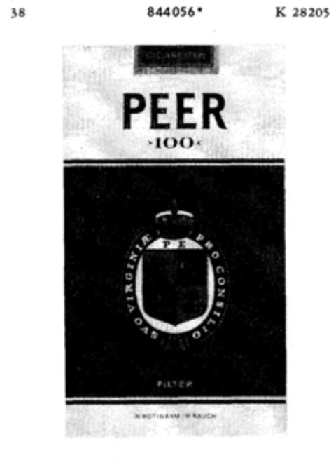 PEER 100 Logo (DPMA, 26.01.1968)