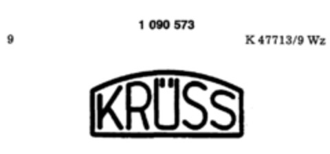 KRÜSS Logo (DPMA, 07.11.1984)