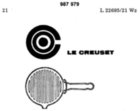 LE CREUSET Logo (DPMA, 20.09.1978)