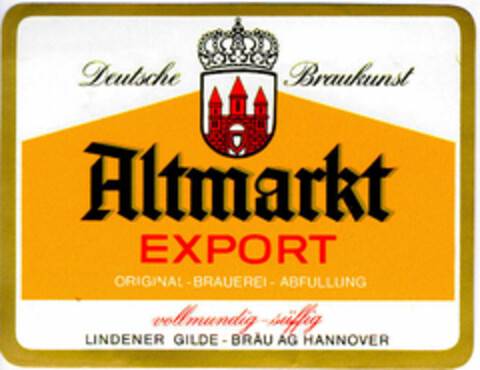 Altmarkt EXPORT Logo (DPMA, 09/23/1978)