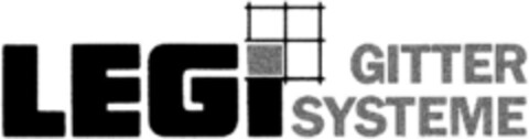 LEGI GITTER SYSTEME Logo (DPMA, 17.03.1992)