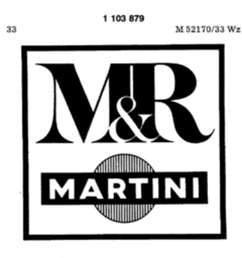 M&R MARTINI Logo (DPMA, 05.11.1982)