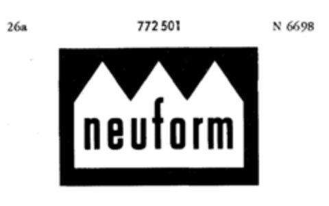 neuform Logo (DPMA, 16.04.1960)