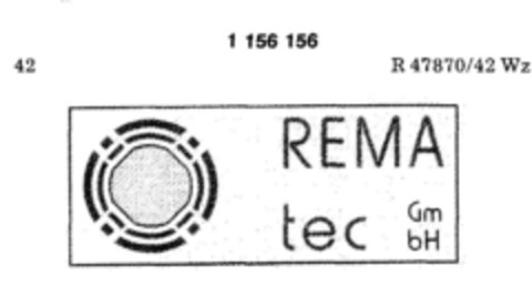 REMA tec GmbH Logo (DPMA, 22.03.1989)