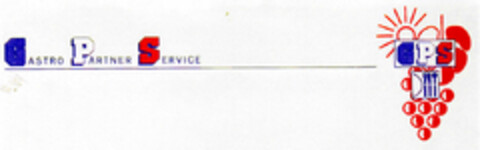 GASTRO PARTNER SERVICE GPS Logo (DPMA, 10.03.1986)