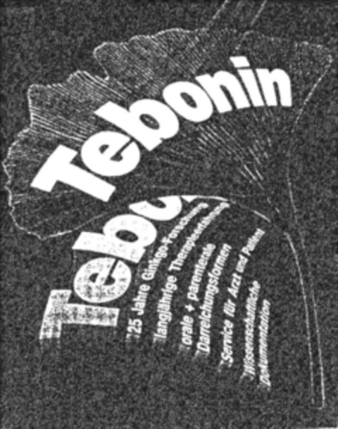Tebonin Logo (DPMA, 12.08.1993)