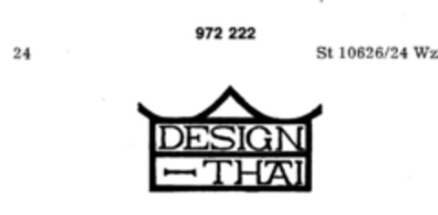 DESIGN THAI Logo (DPMA, 05/22/1975)