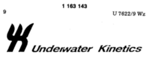 Underwater Kinetics Logo (DPMA, 25.09.1989)