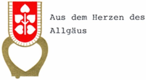 Aus dem Herzen des Allgäus Logo (DPMA, 29.03.1971)