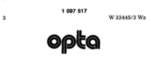 opta Logo (DPMA, 12.08.1983)