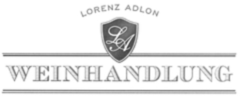 LORENZ ADLON LA WEINHANDLUNG Logo (DPMA, 27.02.2008)