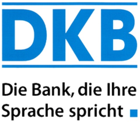 DKB Die Bank, die Ihre Sprache spricht. Logo (DPMA, 16.11.2011)