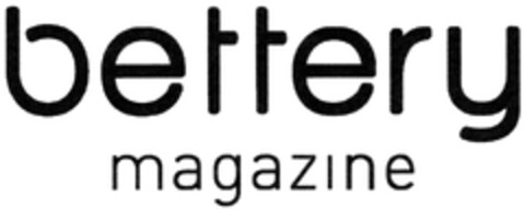 bettery magazine Logo (DPMA, 31.07.2013)
