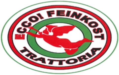 ECCO! FEINKOST TRATTORIA Logo (DPMA, 10/07/2014)